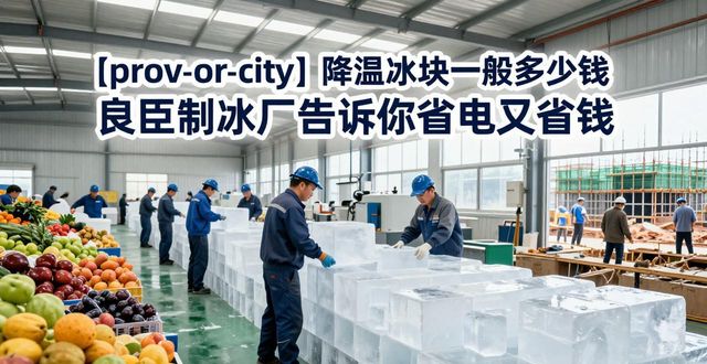 珠海降温冰块一般多少钱 良臣制冰厂告诉你省电又省钱