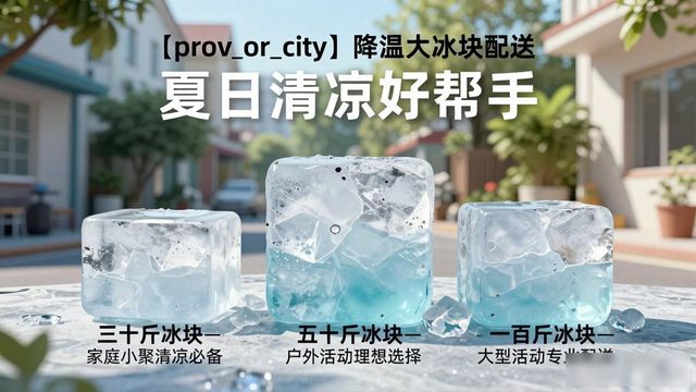 珠海降温大冰块配送 夏日清凉好帮手